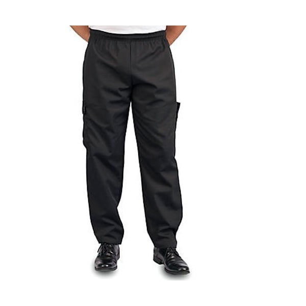 Allpoints Kng Sm Baggy Chef Pants Black 1138S - main